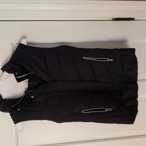 Elegant Black Quilted Women's Vest